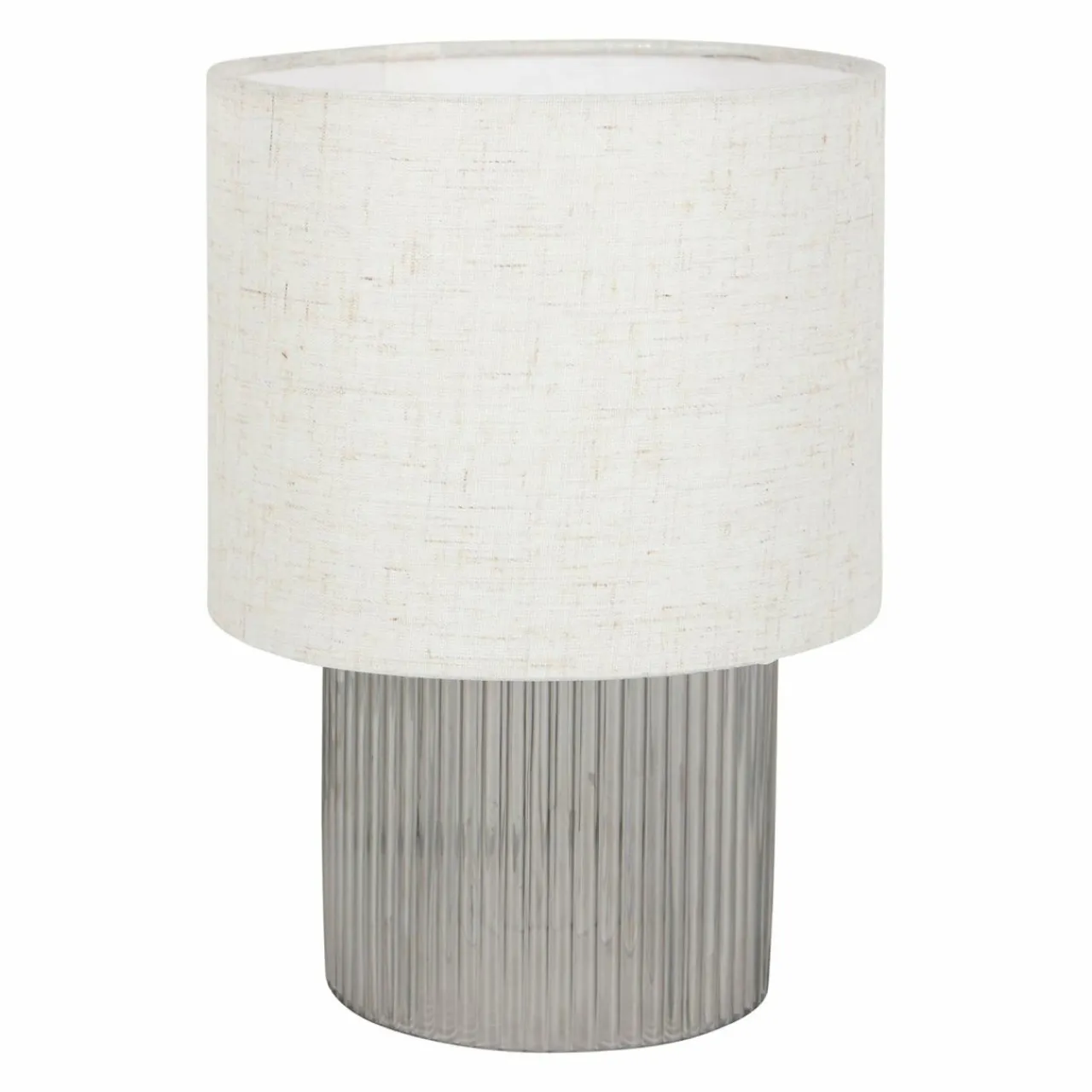 Lampe À Poser|OSTARIA Lampe à poser en verre (H22 cm) Delia Noir