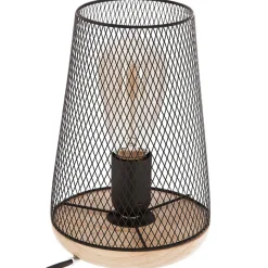 Lampe À Poser|ATMOSPHERA Lampe à poser métal (H23 cm) Factor Noir