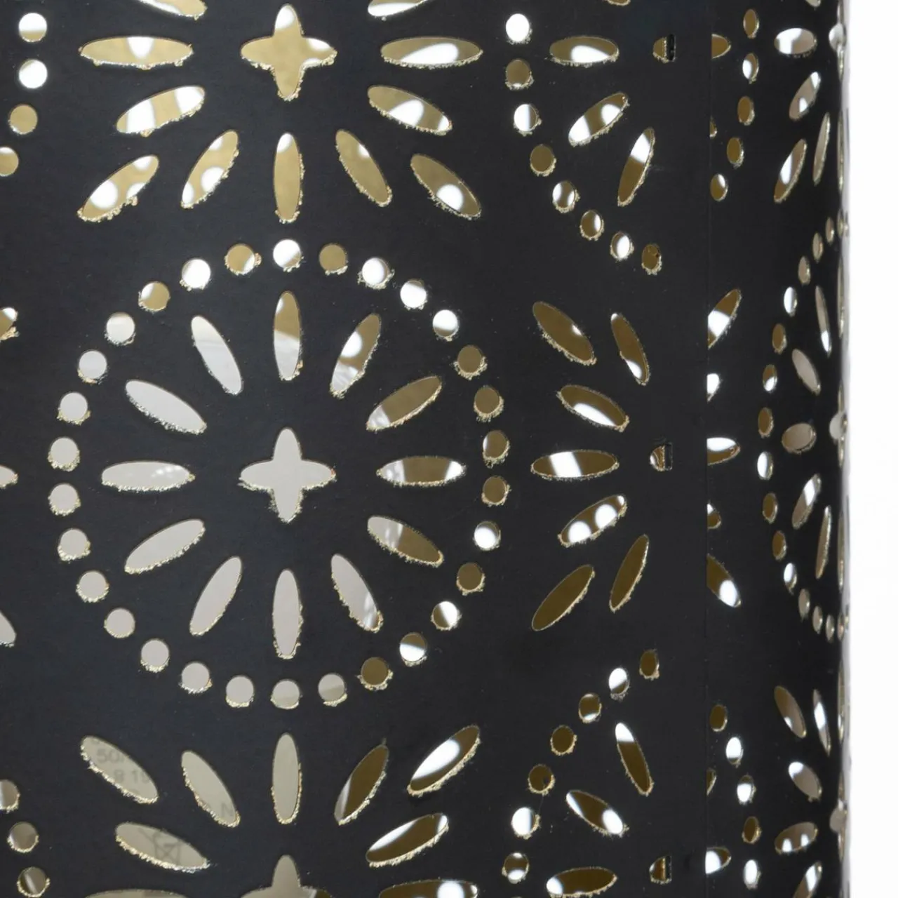 Lampe À Poser|ATMOSPHERA Lampe à poser métal (H21,5 cm) Gipsy Noir