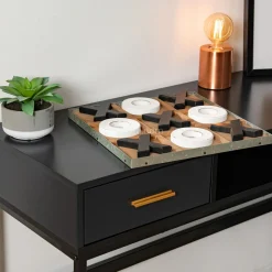 Lampe À Poser|ATMOSPHERA Lampe à poser métal (H10,5 cm) Tube Cuivre