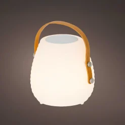 Luminaire Jardin|Eclairage Extérieur|KAEMINGK Lampe de jardin mobile sans fil à piles 6 LED (H17 cm) Mokulua Blanc