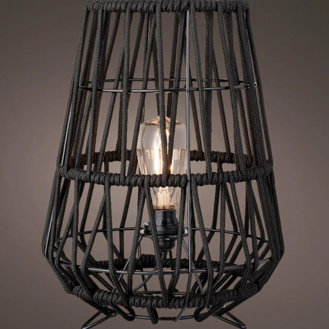 Luminaire Jardin|Eclairage Extérieur|#N/A Lampe de table extérieur (H36 cm) Celi Noir