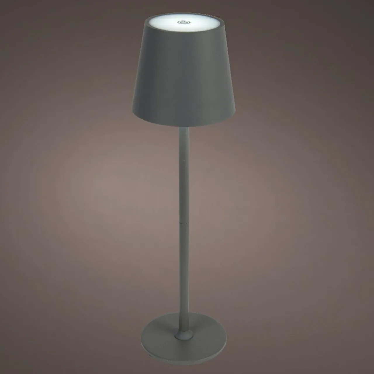 Luminaire Jardin|Eclairage Extérieur|#N/A Lampe de table sans fil rechargeable USB 48 LED (H37 cm) Brooklyn Gris