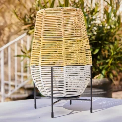 Luminaire Jardin|Eclairage Extérieur|#N/A Lampe de table solaire LED (H31 cm) Vernazza he Blanc