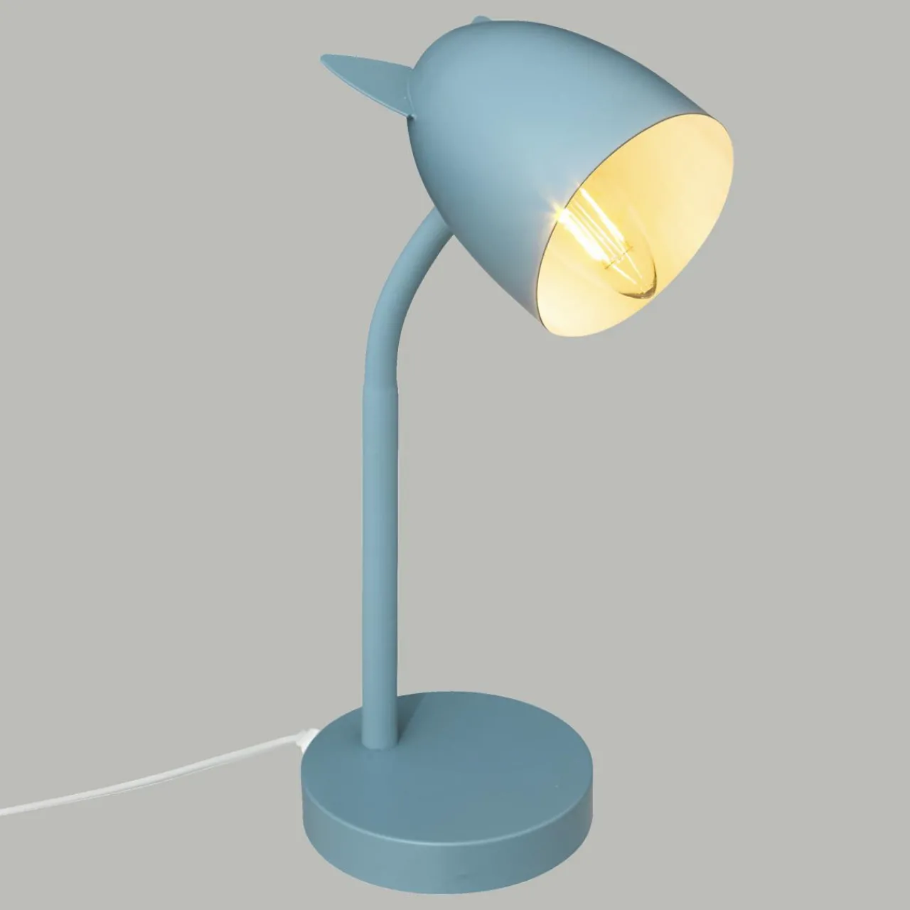 Luminaire Enfant|Objet Déco Enfant|ATMOSPHERA Lampe enfant à poser (H31 cm) Oreilles e Bleu