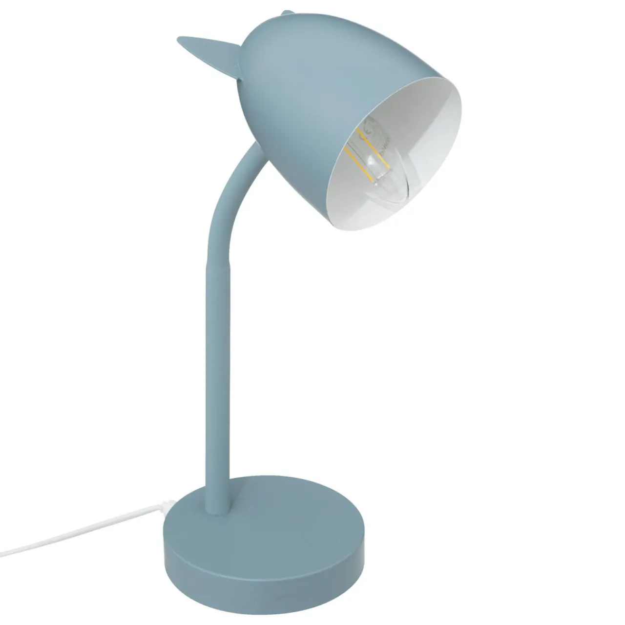 Luminaire Enfant|Objet Déco Enfant|ATMOSPHERA Lampe enfant à poser (H31 cm) Oreilles e Bleu