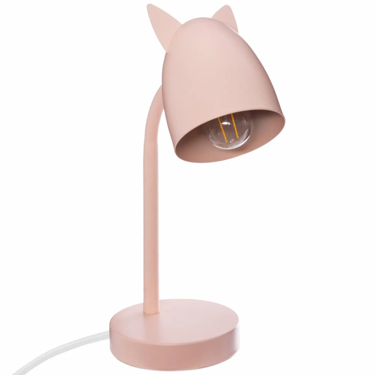 Luminaire Enfant|Objet Déco Enfant|Atmosphera createur d'interieur for kids Lampe enfant à poser (H31 cm) Oreilles Rose