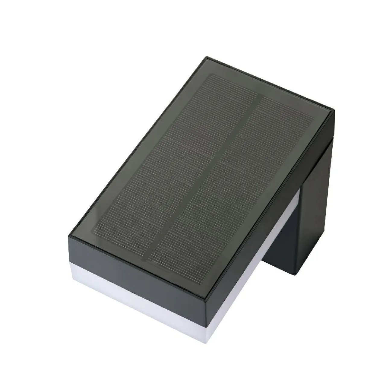 Luminaire Jardin|Eclairage Extérieur|KAEMINGK Lampe murale solaire 600 lumens (H12,5 cm) Elite Gris Anthracite