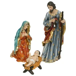 Crèche, Santon Grand Format|Personnages De Crèche|FEERIC LIGHTS Les 3 grands santons (H59 cm) de Teresa Multicolore