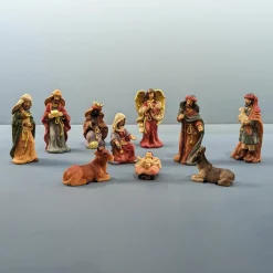Personnages De Crèche|KAEMINGK Les 10 santons (Hauteur 13 cm) d'Emile