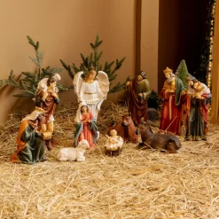 Personnages De Crèche|KAEMINGK Les 11 santons (Hauteur 30 cm) de Pauline