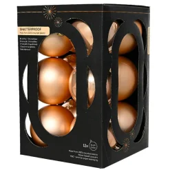 Boule De Noël|KAEMINGK Lot de 12 boules de Noël (D60 mm) Aravis Pêche