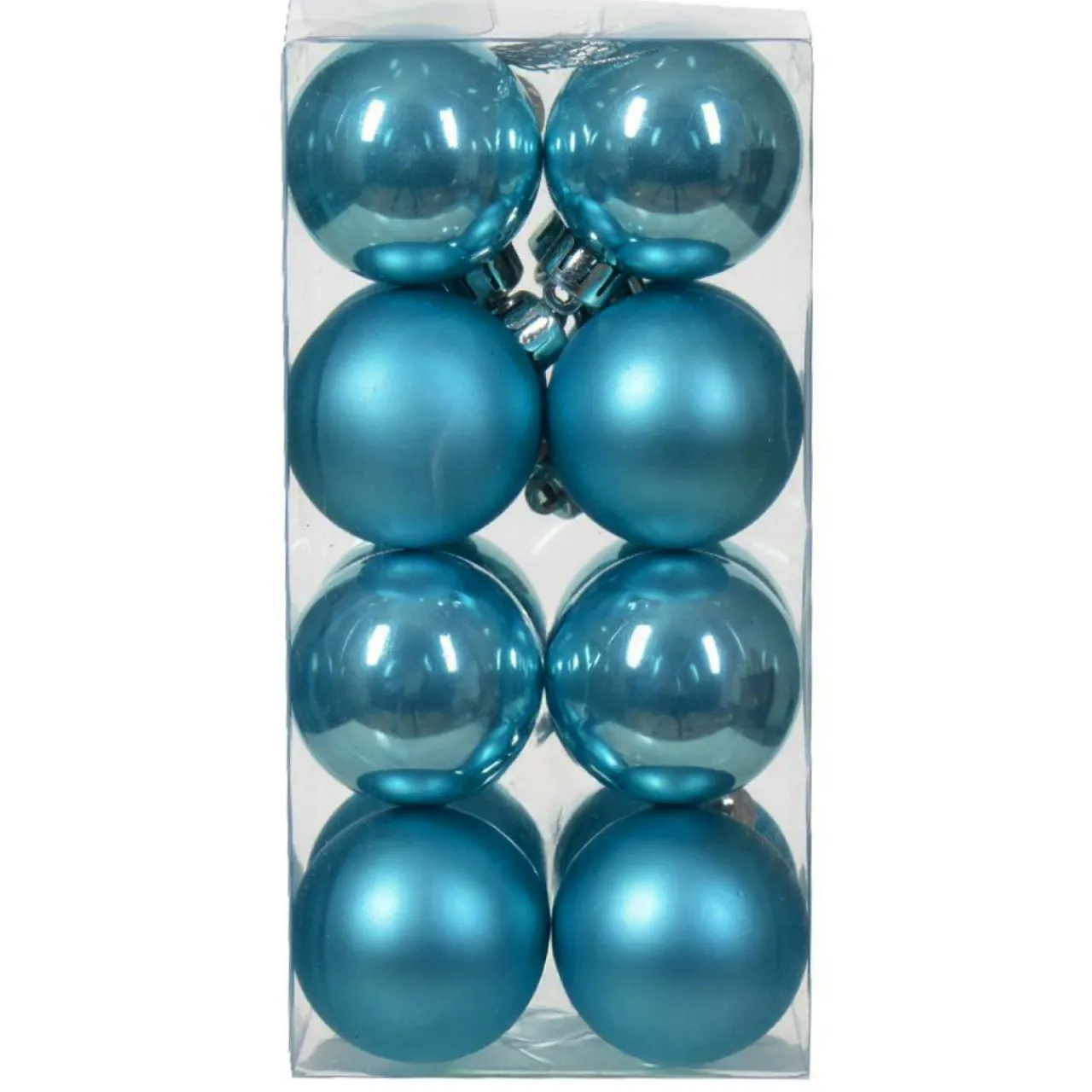 Boule De Noël|KAEMINGK Lot de 16 boules de Noël (D40 mm) Aravis Bleu pétillant