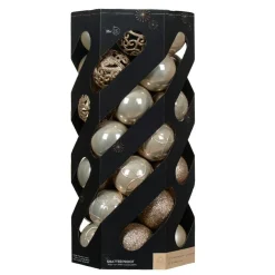 Boule De Noël|KAEMINGK Lot de 35 boules de Noël (D60 mm) Aravis mix Perle