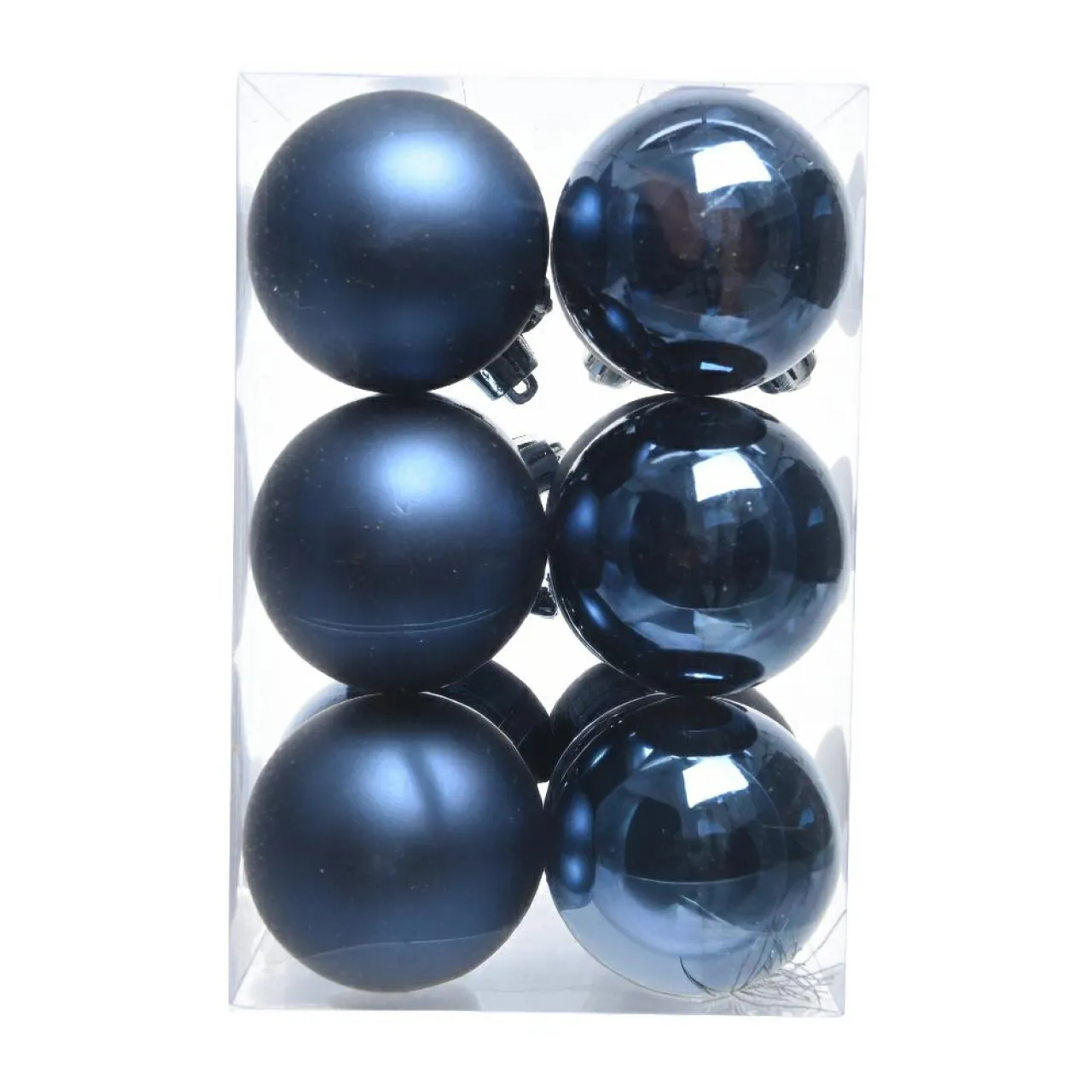 Boule De Noël|KAEMINGK Lot de 12 boules de Noël (D60 mm) Aravis Bleu nuit