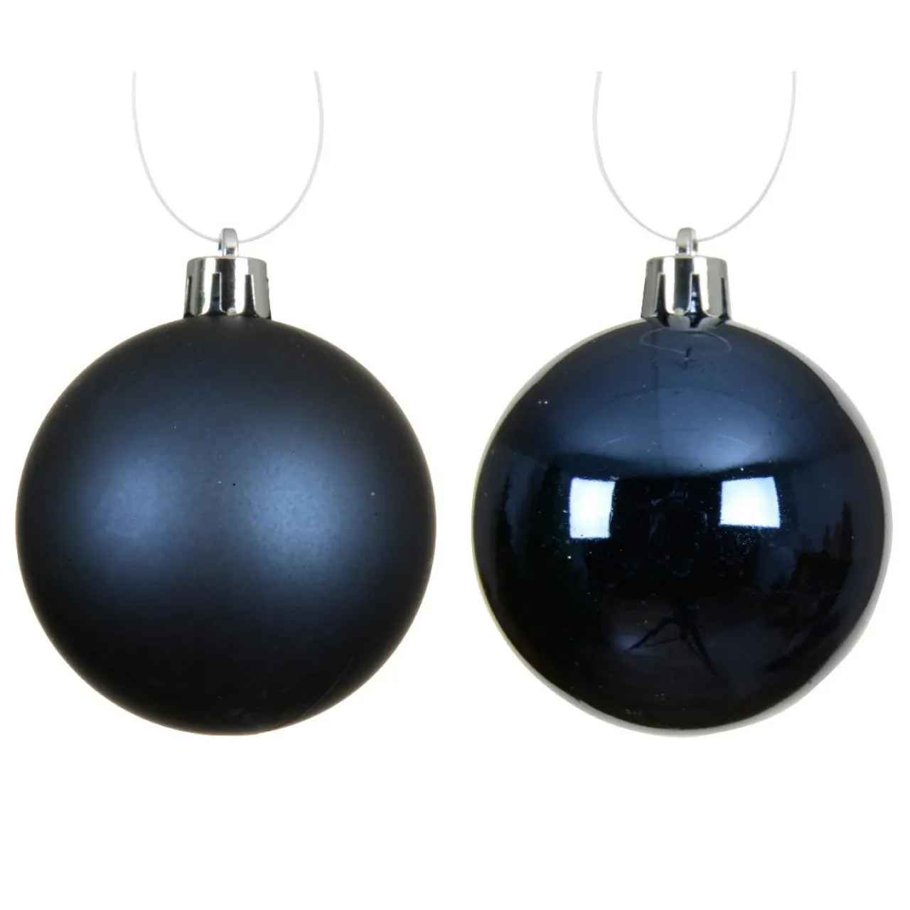 Boule De Noël|KAEMINGK Lot de 12 boules de Noël (D60 mm) Aravis Bleu nuit