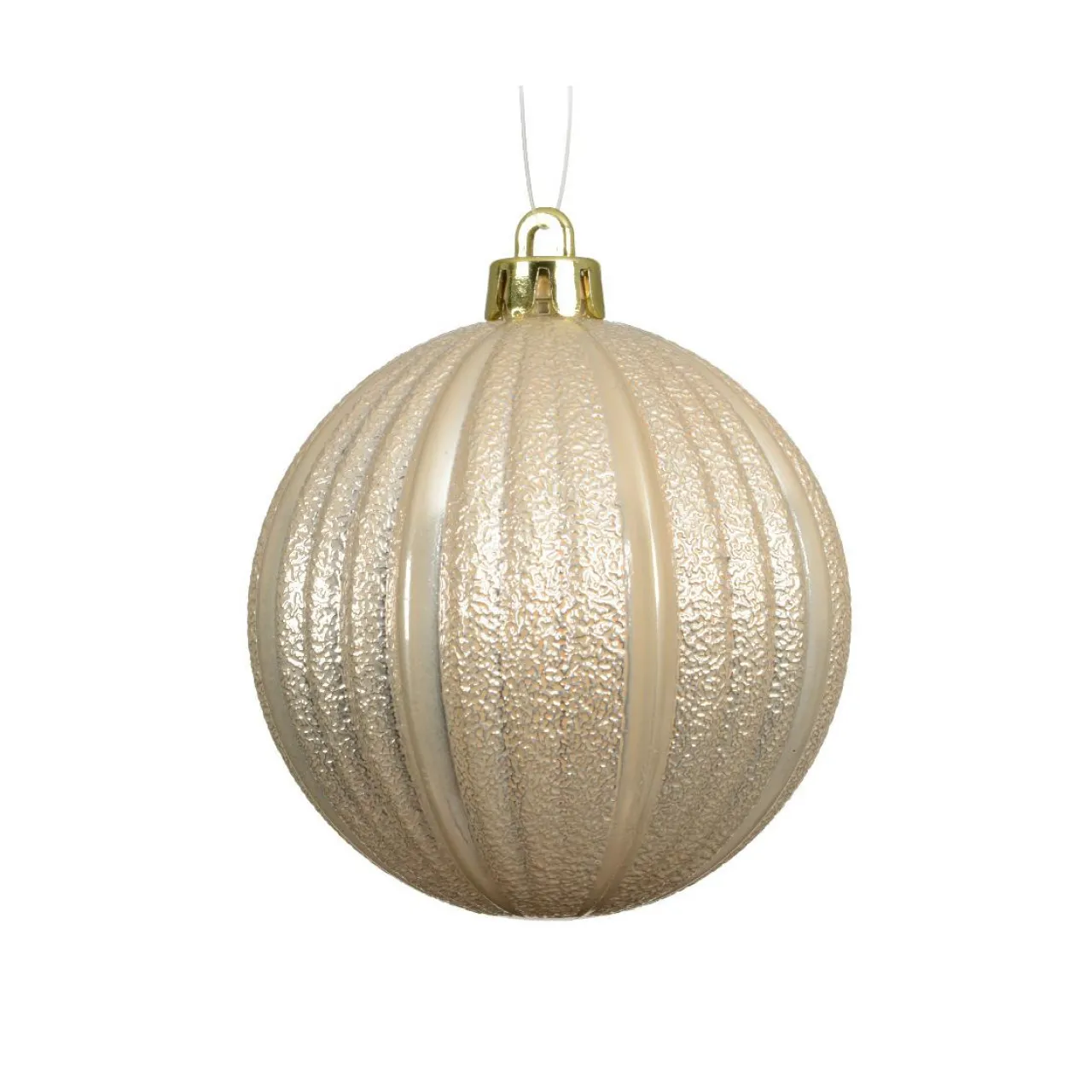 Boule De Noël|KAEMINGK Lot de 6 boules de Noël (D80 mm) Glitter Perle