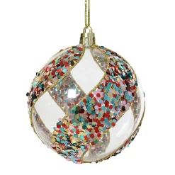 Boule De Noël|KAEMINGK Lot de 12 boules de Noël (D80 mm) Festive Multicolore