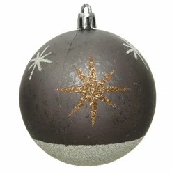 Boule De Noël|KAEMINGK Lot de 12 boules de Noël (D80 mm) Venus Gris