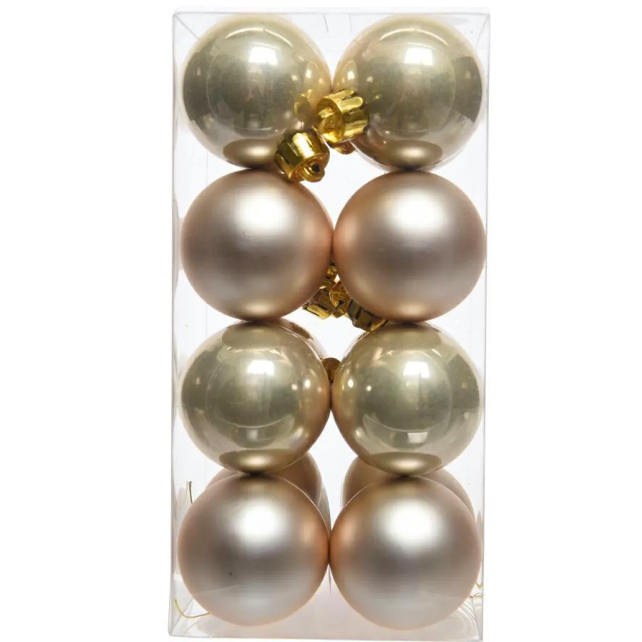 Boule De Noël|KAEMINGK Lot de 16 boules de Noël (D40 mm) Aravis Perle