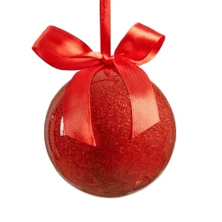 Boule De Noël|JJA Lot de 14 boules de Noël (D150 mm) Darling Rouge