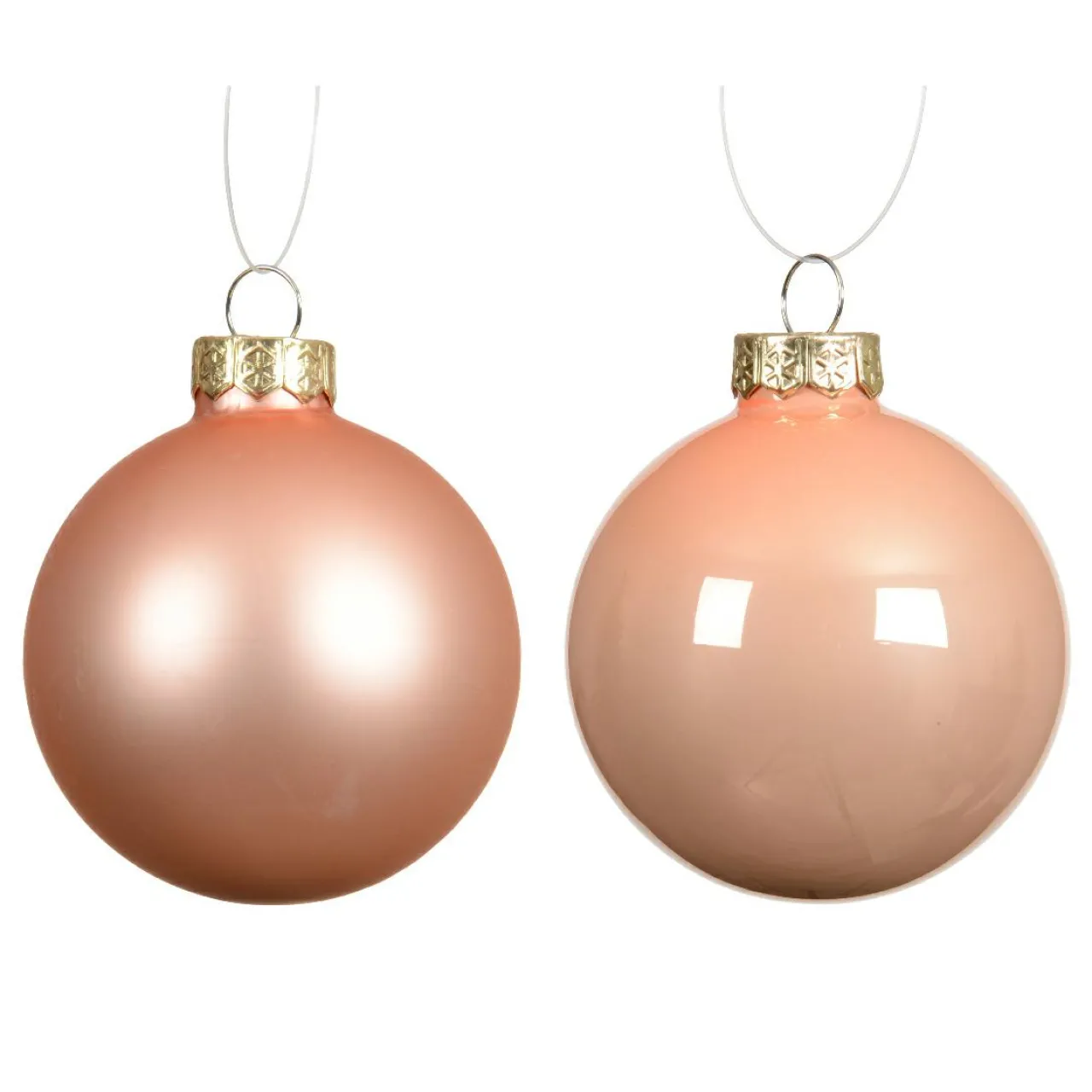 Boule De Noël|KAEMINGK Lot de 6 boules de Noël en verre (D80 mm) Boréal Pêche