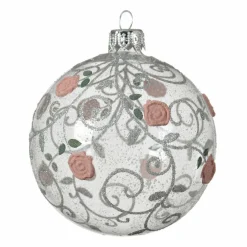 Boule De Noël|KAEMINGK Lot de 6 boules de Noël en verre (D80 mm) Rosita Transparent