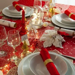 Déco De Table|Branches Artificielles|KAEMINGK Lot de 3 branches de Baies (15 cm) Billa Rouge