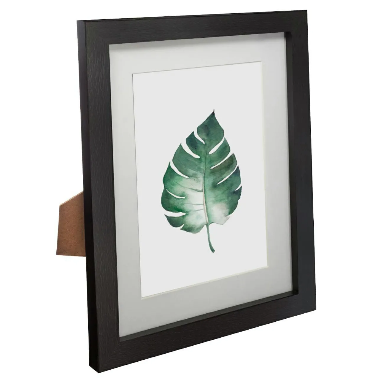 Toile, Cadre, Déco Murale|ATMOSPHERA Lot de 5 cadres Tropical Noir