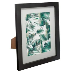 Toile, Cadre, Déco Murale|ATMOSPHERA Lot de 5 cadres Tropical Noir