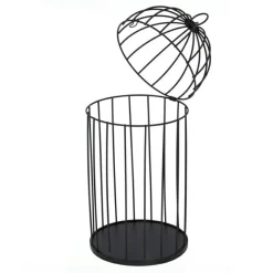 Déco Et Objet De Noël|KOOPMAN Lot de 3 cages à oiseaux (H41 cm) Christmas Chic Noir