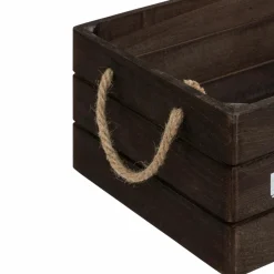 Panier Et Organisateur|ATMOSPHERA Lot de 3 cagettes bois Denys Marron