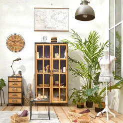 Objet Déco|ATMOSPHERA Lot de 3 caisses cagettes (H15 cm) Colonial Naturel