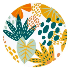 Objet Déco Enfant|OSTARIA Lot de 12 cartes étapes bébé carton (10 cm) Mois Multicolore