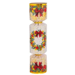 Déco De Table|JJA Lot de 6 crackers de Noël Festivités Rouge et Blanc Multicolore