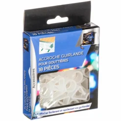 Accessoire Électrique|Feeric Lights & Christmas Lot de 18 crochets gouttière