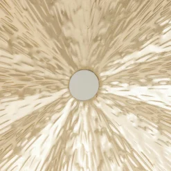 Toile, Cadre, Déco Murale|Atmosphera, cru017dateur d'intu017drieur Lot de 3 décos murales métal (D33,5 cm) Leslie Or