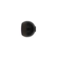 Tringle À Rideau, Barre Et Support|LUANCE Lot de 2 embouts tringle bois (D28 mm) Nils boule mat Noir