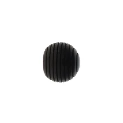 Tringle À Rideau, Barre Et Support|LUANCE Lot de 2 embouts tringle bois (D28 mm) Nils galaxie mat Noir