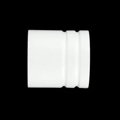 Tringle À Rideau, Barre Et Support|LUANCE Lot de 2 embouts tringle bois (D28 mm) Nils bouchons Blanc