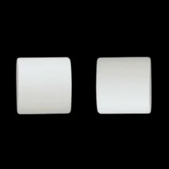 Tringle À Rideau, Barre Et Support|LUANCE Lot de 2 embouts tringle (D20 mm) Jim Bouchons mat Blanc