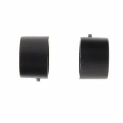 Tringle À Rideau, Barre Et Support|LUANCE Lot de 2 embouts tringle (D28 mm) Lino Bouchons mat Noir