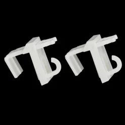 Embrasse, Pince Et Anneaux|LUANCE Lot de 2 fixations sans percage Stores Blanc