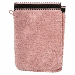 Linge De Bain|Gant De Toilette|ATMOSPHERA Lot de 2 gants de toilette coton (15 x 21 cm) Joia Rose