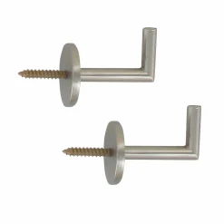 Embrasse, Pince Et Anneaux|LUANCE Lot de 2 gonds crochets mat Argent