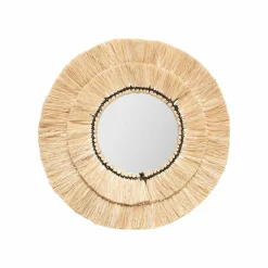 Miroir|ATMOSPHERA Lot de 3 miroirs (D20-30-40 cm) Alba Naturel