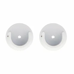Tringle À Rideau, Barre Et Support|LUANCE Lot de 2 naissances tringle rideau (D28 mm) Lino mat Blanc