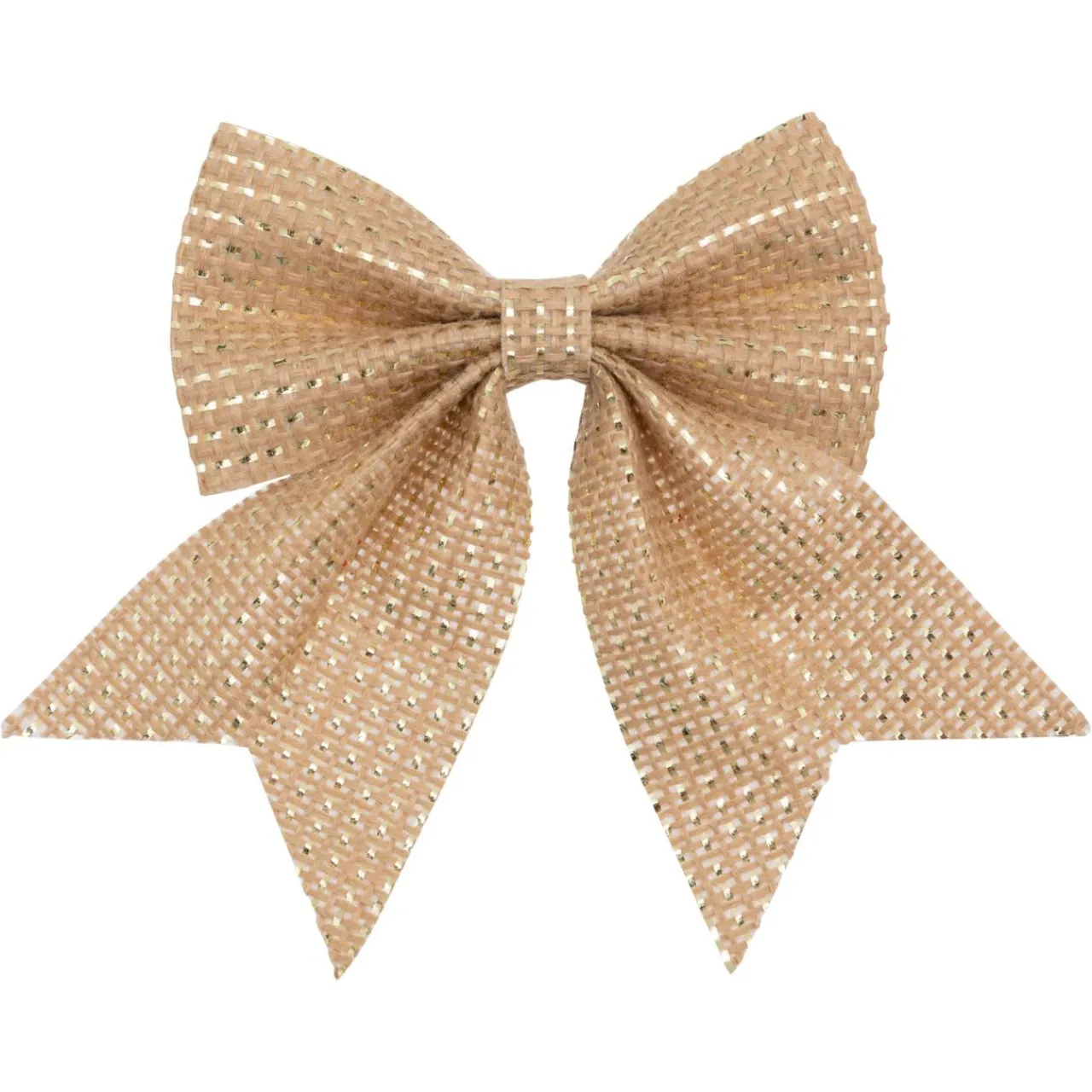 Décoration De Sapin|JJA Lot de 3 noeuds de Noël en jute (H12 cm) Prestige chic Or