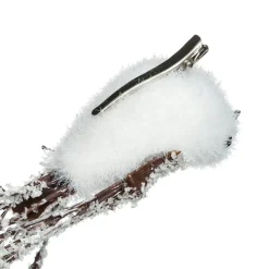 Décoration De Sapin|Feeric Lights & Christmas Lot de 3 oiseaux (H16 cm) Palermo sur pince Blanc