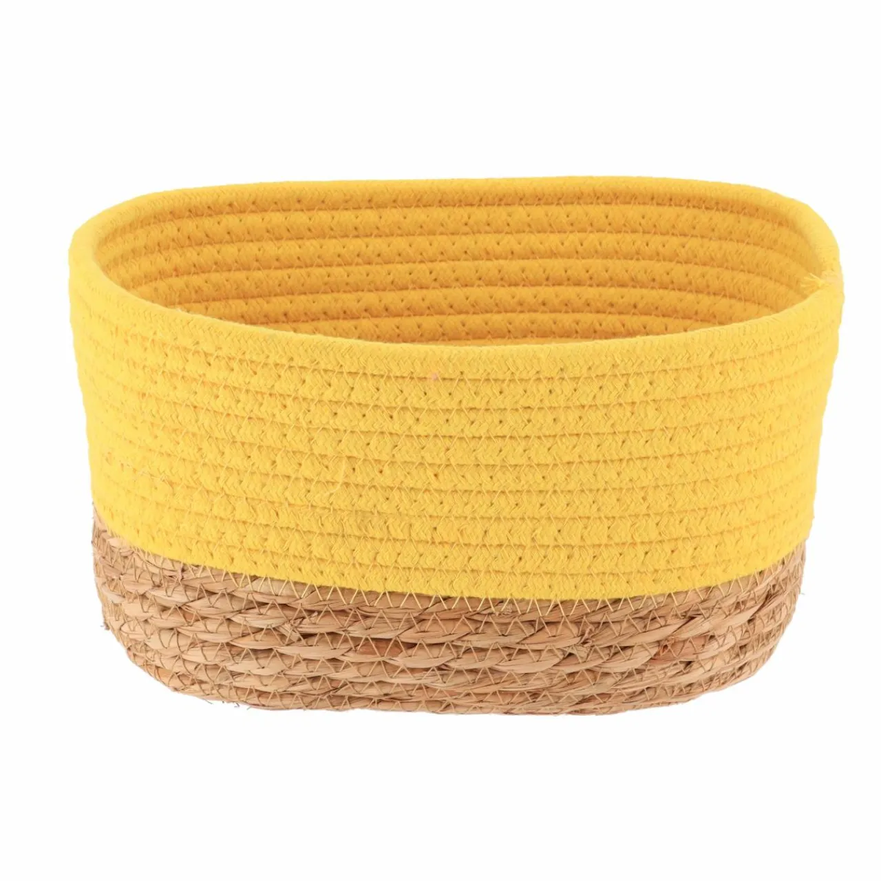 Panier Et Organisateur|Accessoire Salle De Bain|TENDANCE Lot de 3 paniers de rangement (H13 cm) Timeless Jaune moutarde